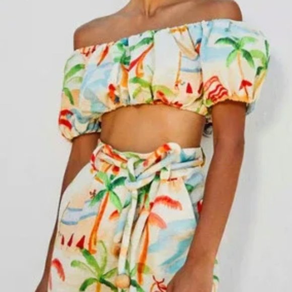 FARM Rio Tops - FARM RIO Copacabana Top and Shorts set (Small)
